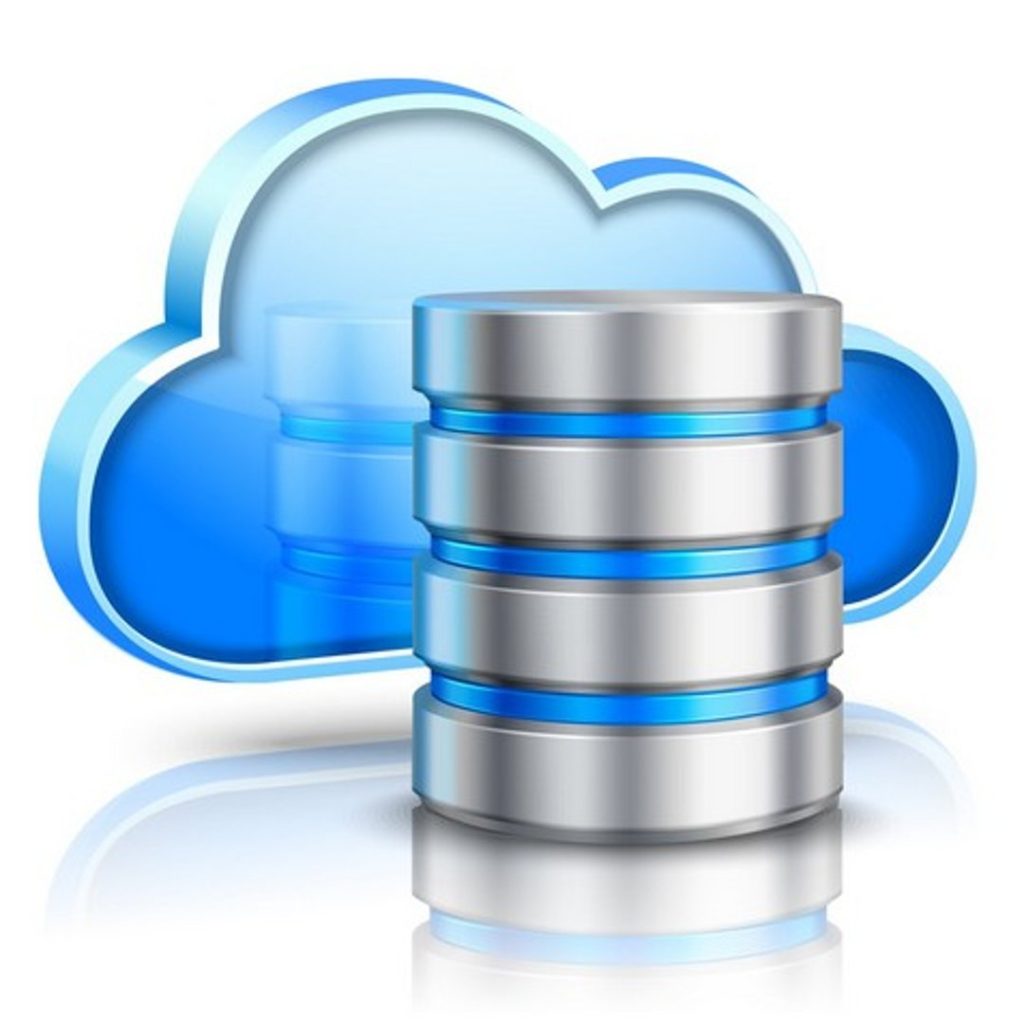 Representación visual de una base de datos moderna en la nube, ideal para ilustrar diseño eficiente de BD