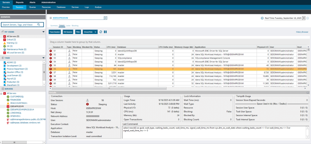 SQL Diagnostic Manager arquitectura sin agentes agentless monitoreo sql server