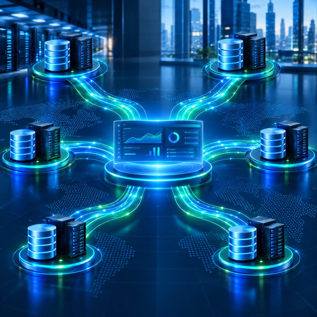 Monitoreo centralizado de múltiples instancias SQL Server desde una sola consola con visibilidad unificada del entorno.